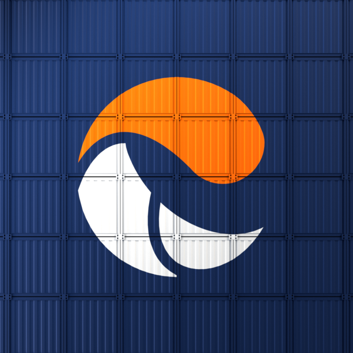 Logo on containers
