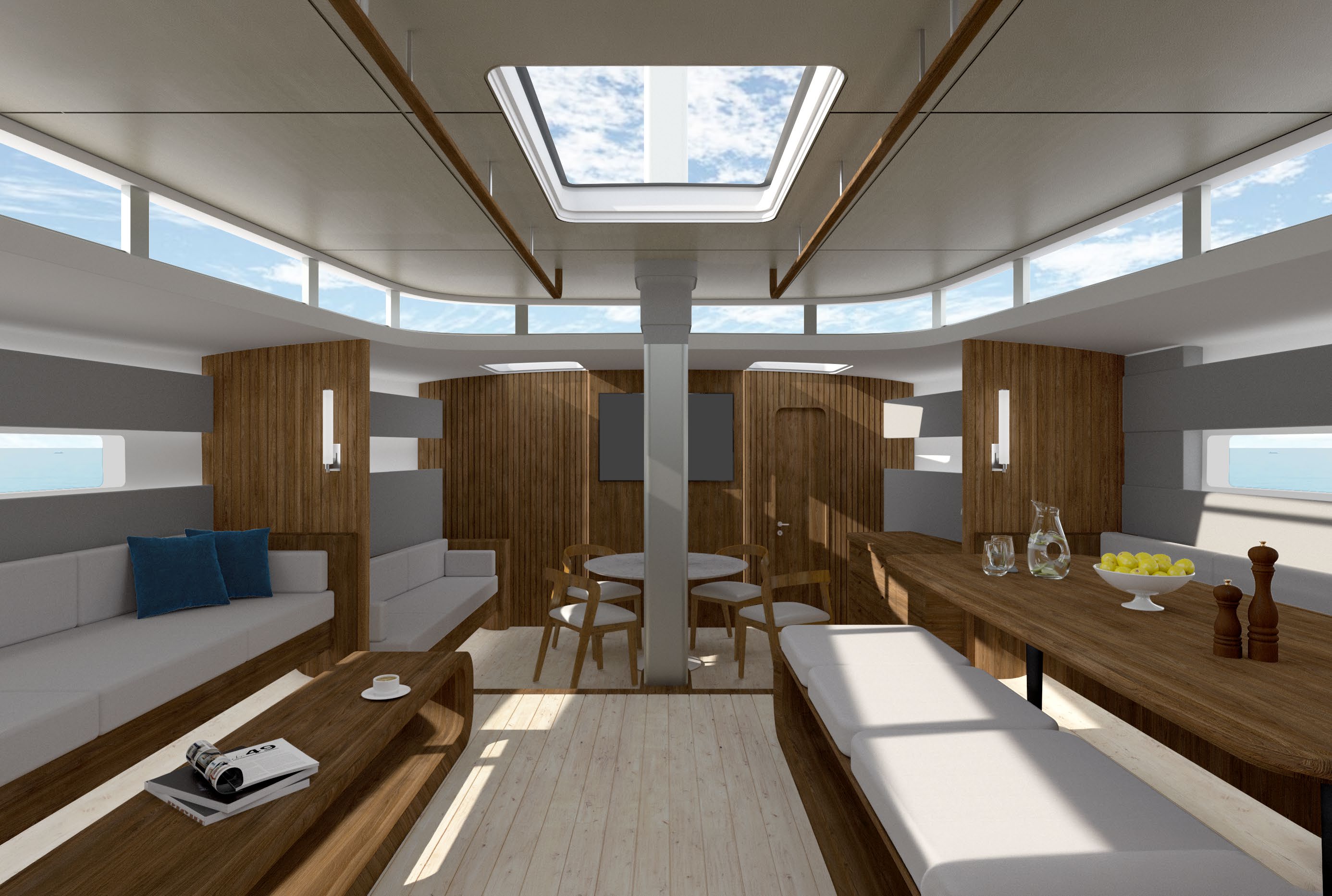 Interior Rendering: Main Saloon