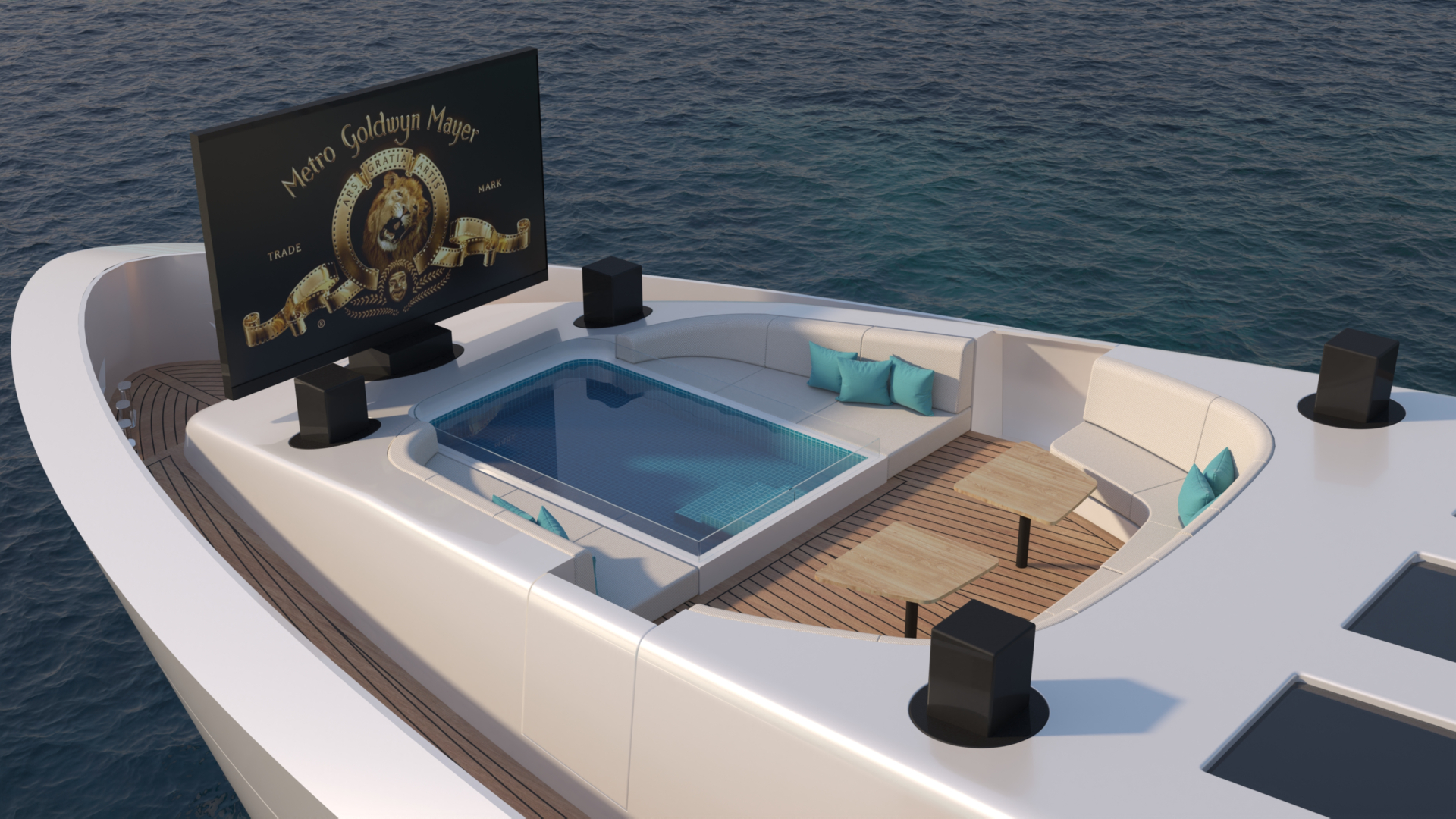 Exterior Render: Owner's Cabin